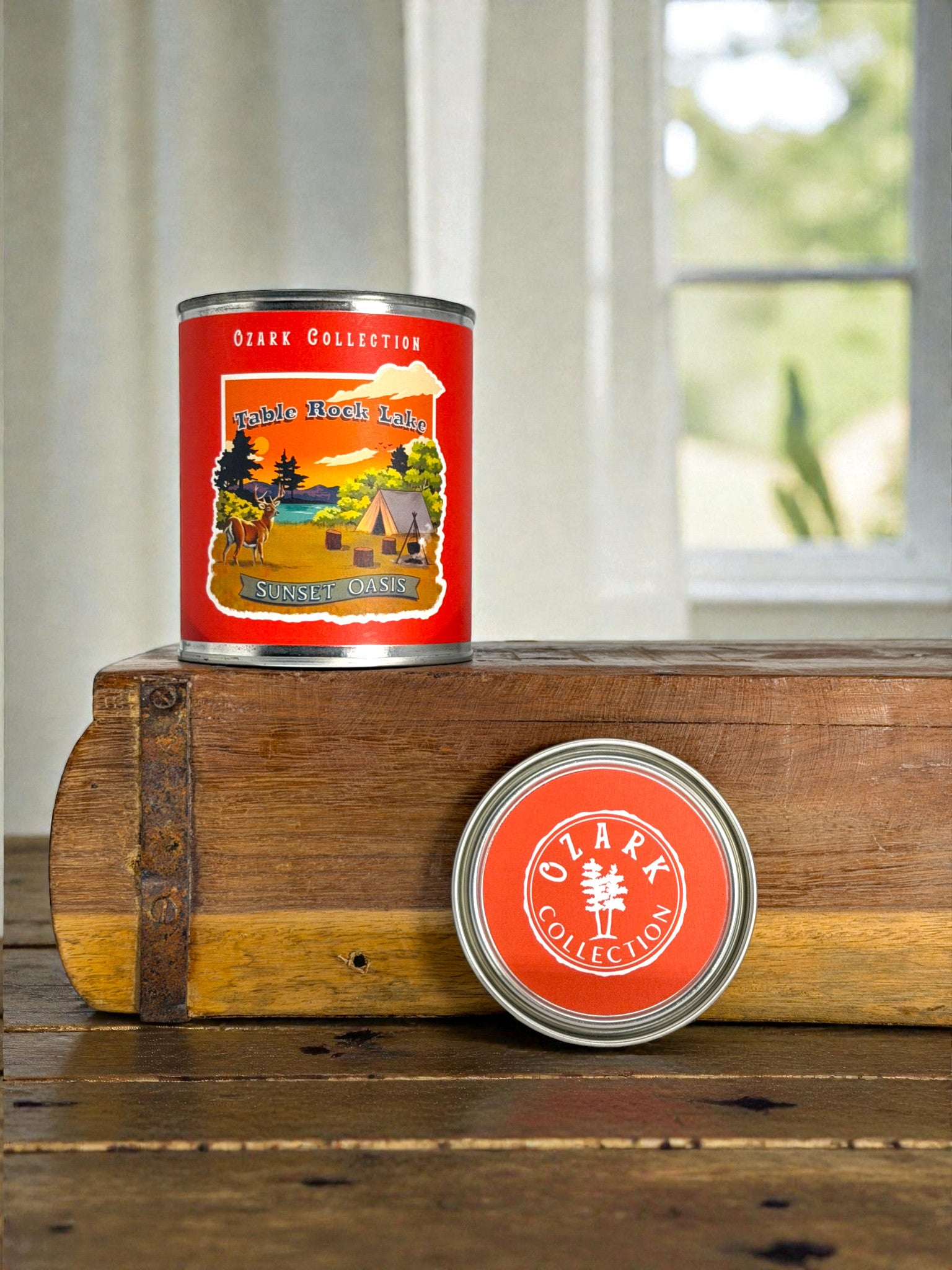 Sunset Oasis — Ozark Collection Paint Can Candle