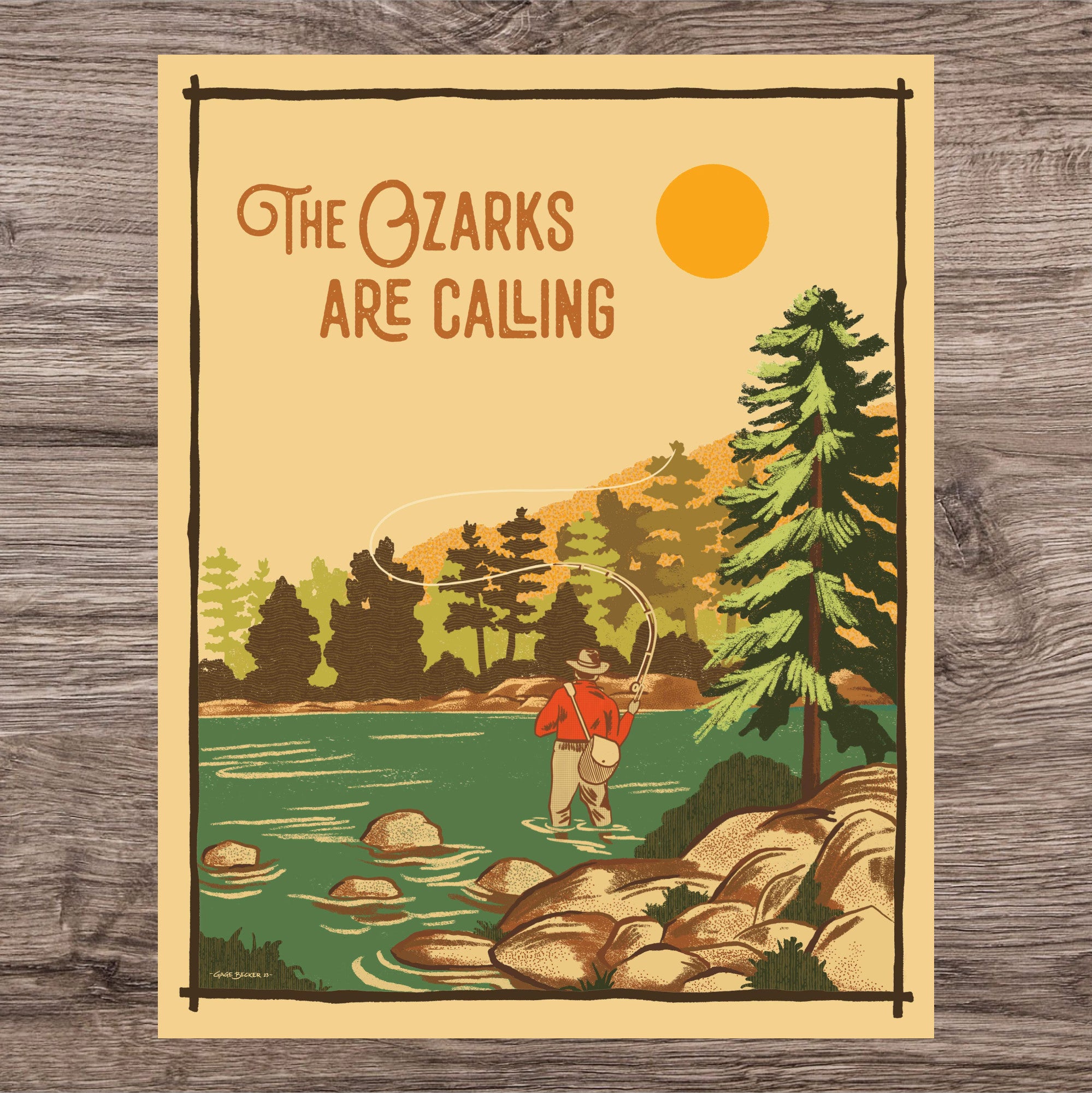 Art Print - Ozarks Are Caling