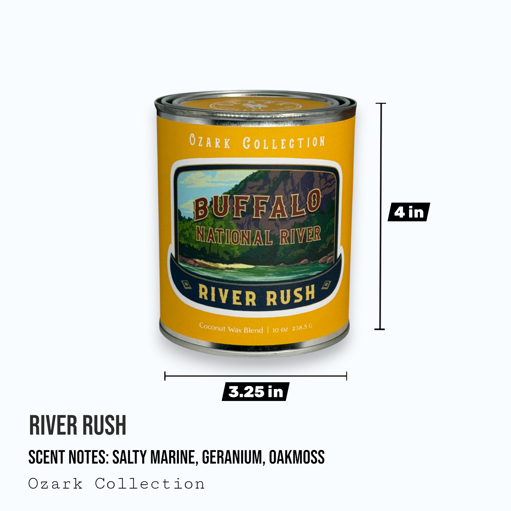River Rush — Ozark Collection Paint Can Candle