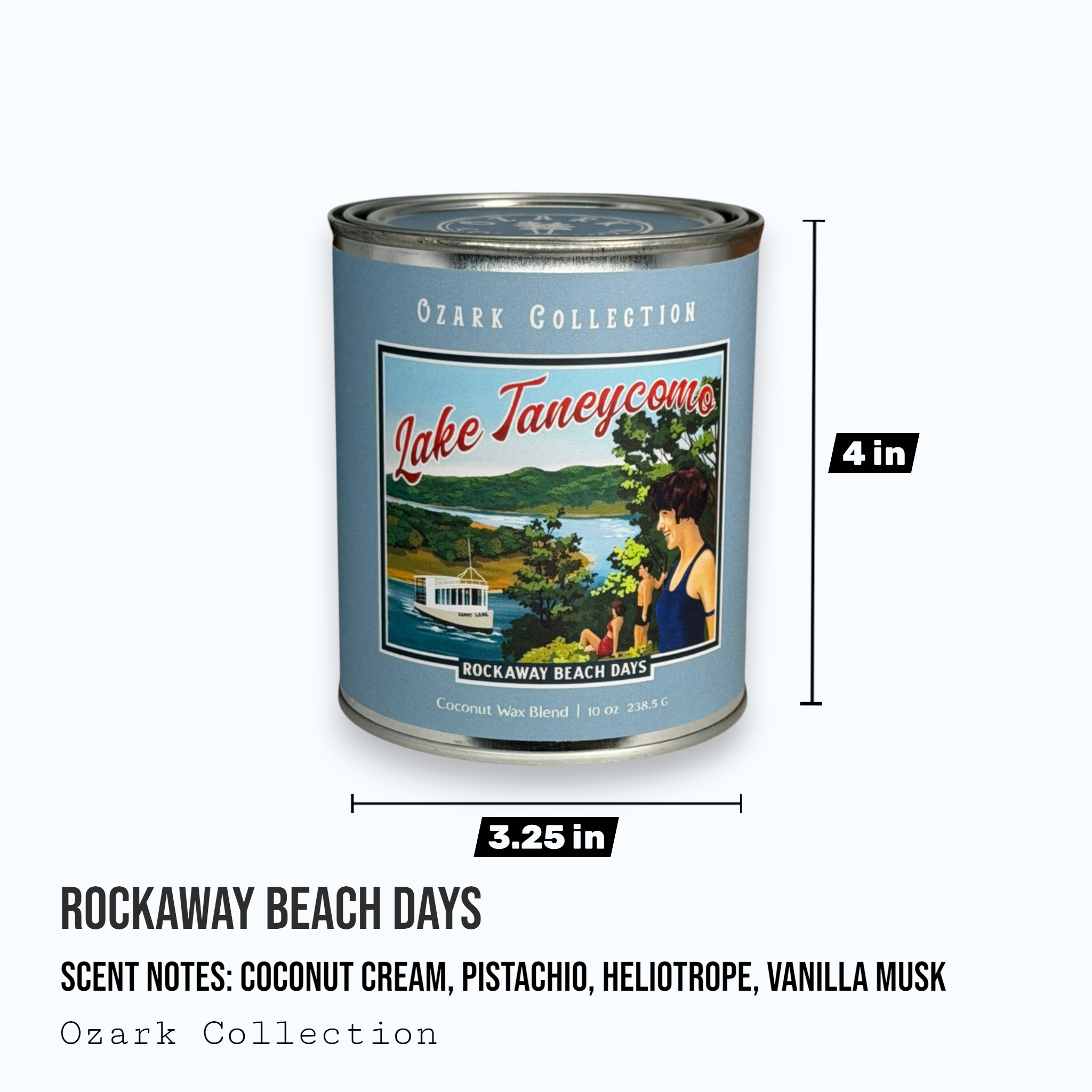 Rockaway Beach Days — Ozark Collection Paint Can Candle