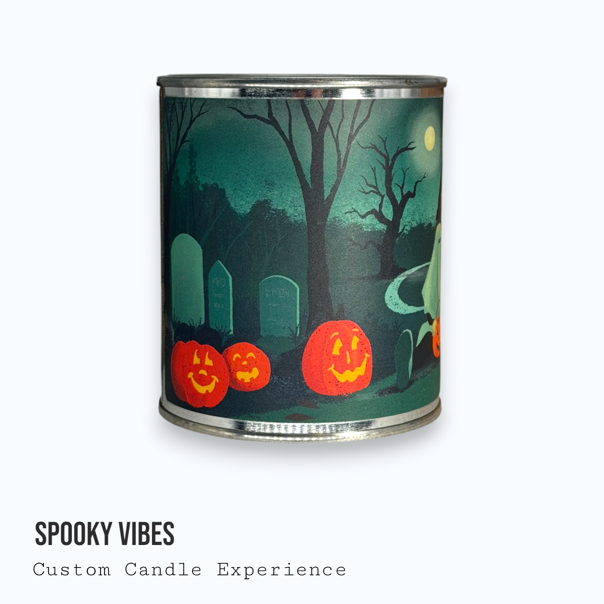 Spooky Vibes Custom Candle