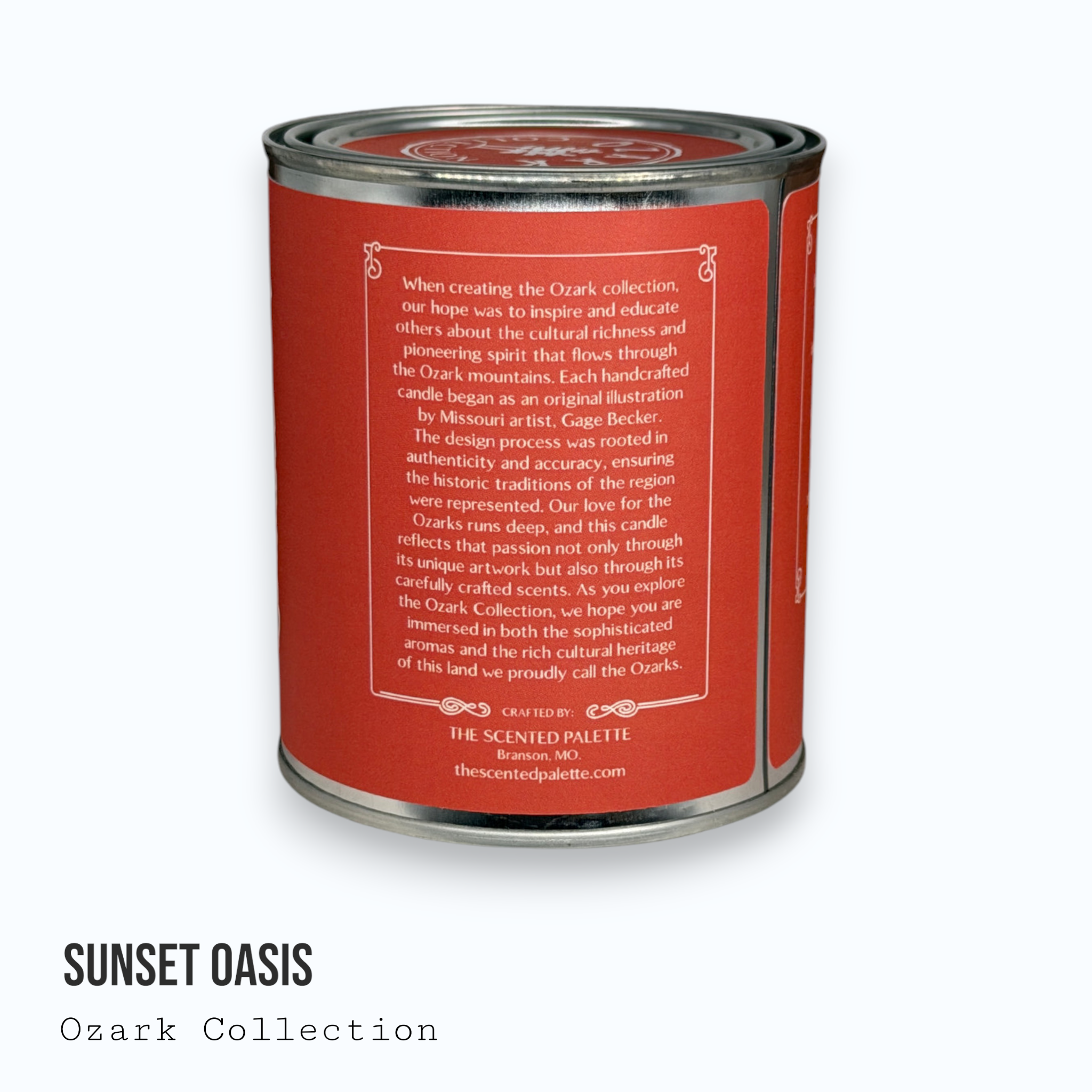 Sunset Oasis — Ozark Collection Paint Can Candle