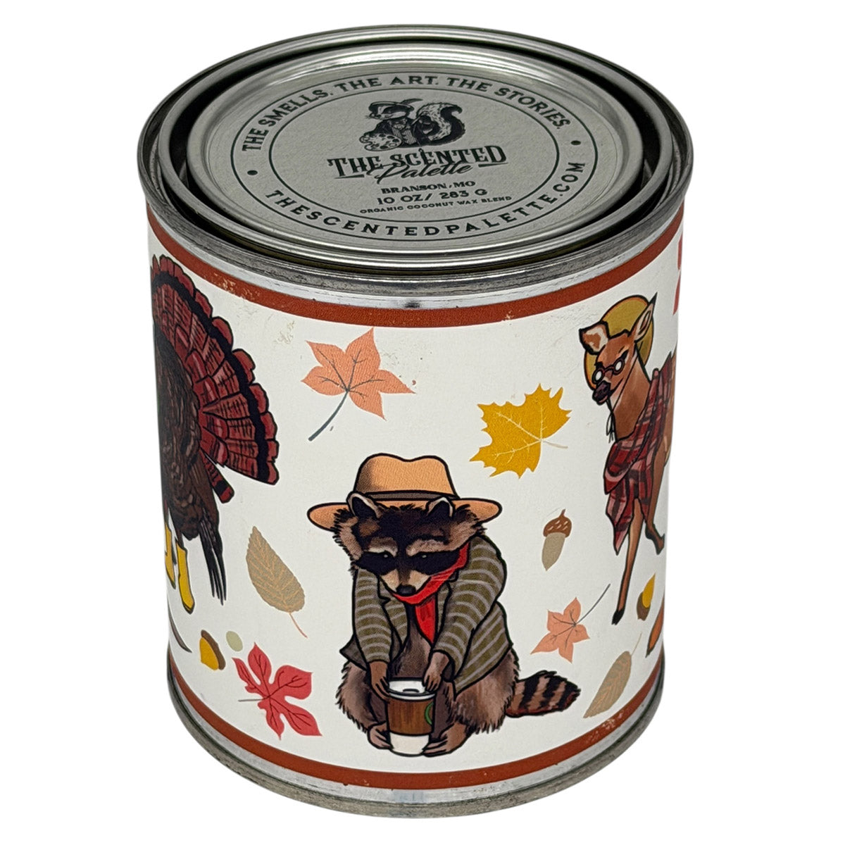 Autumn Animals Custom Candle