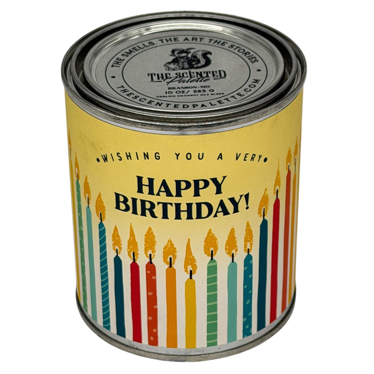 Happy Birthday Custom Candle