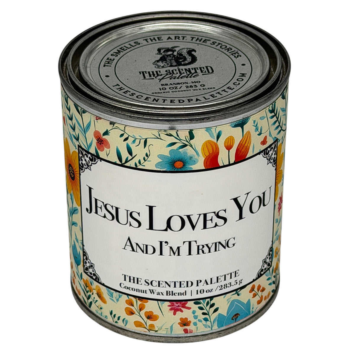 Jesus Loves You Custom Candle