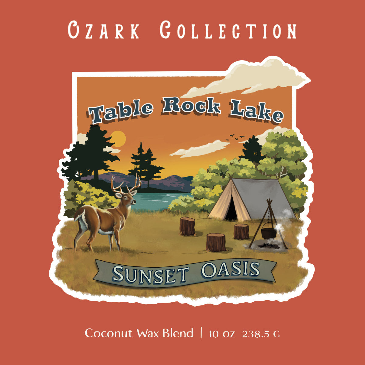 Sunset Oasis — Ozark Collection Paint Can Candle