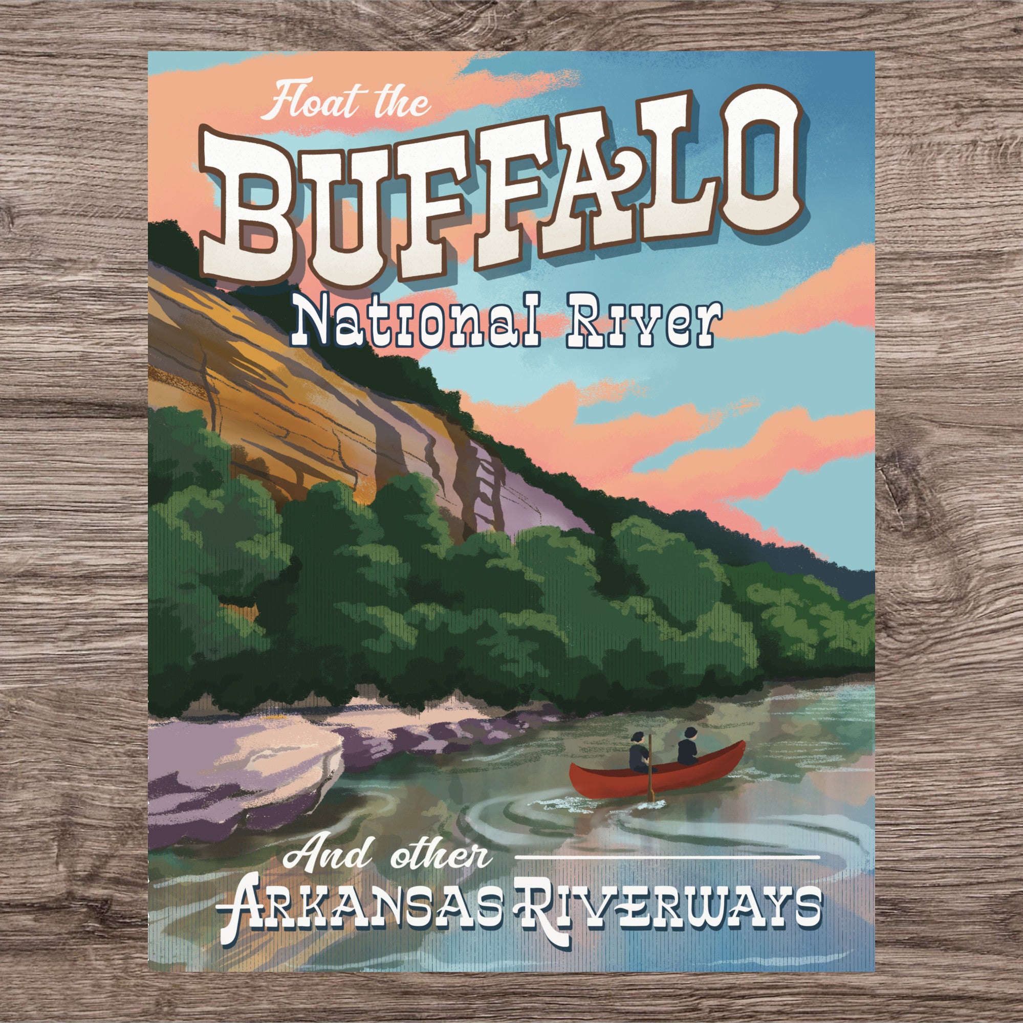 Art Print - Float The Buffalo