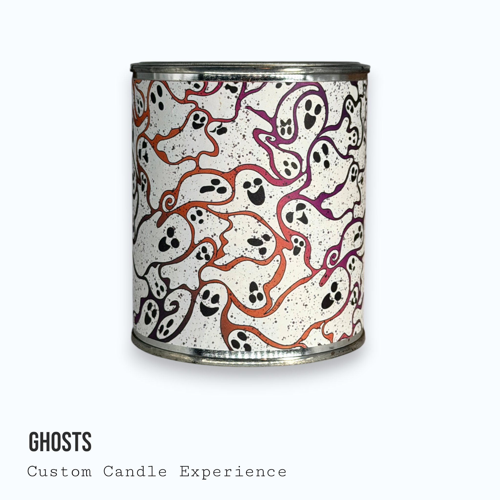 Ghosts Custom Candle