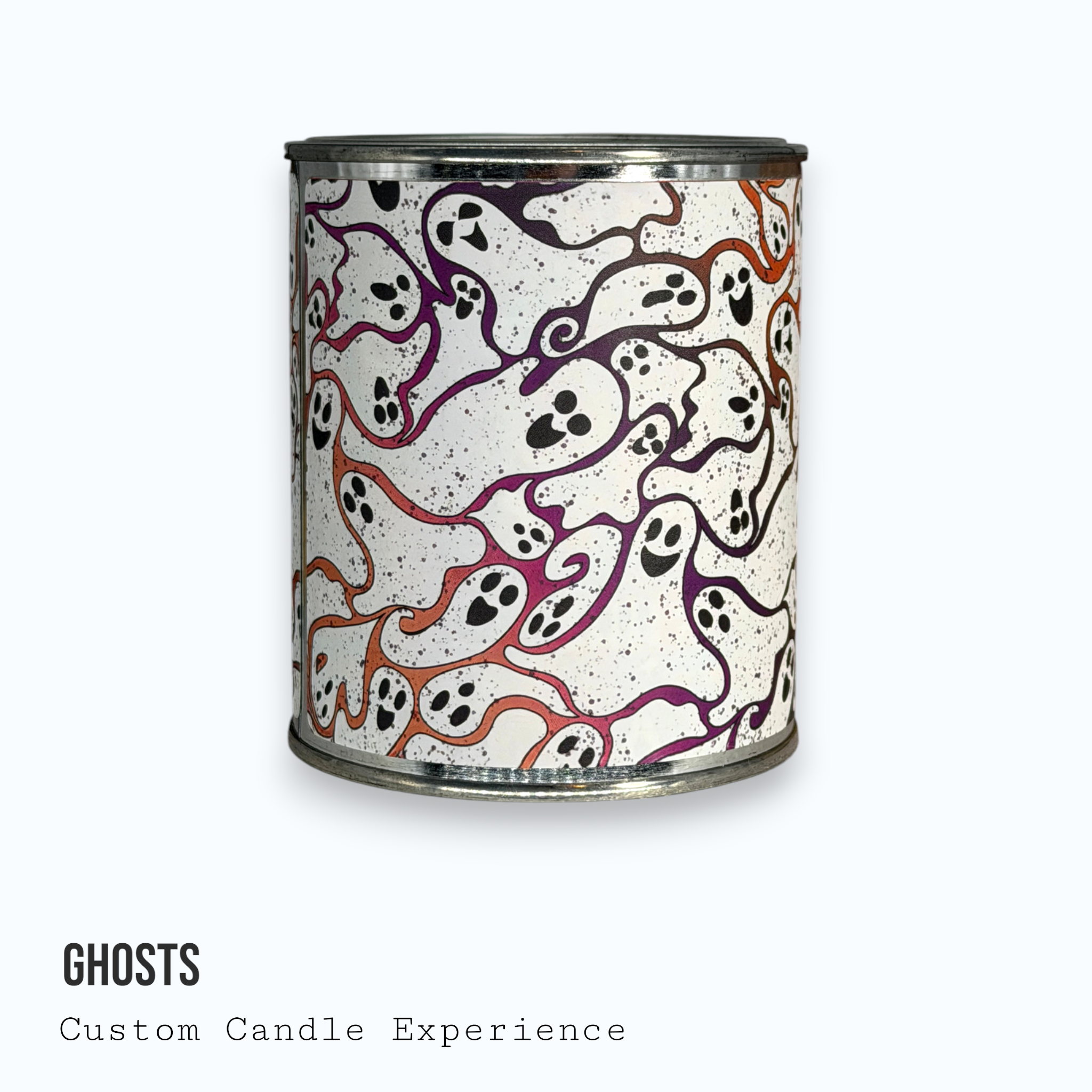 Ghosts Custom Candle