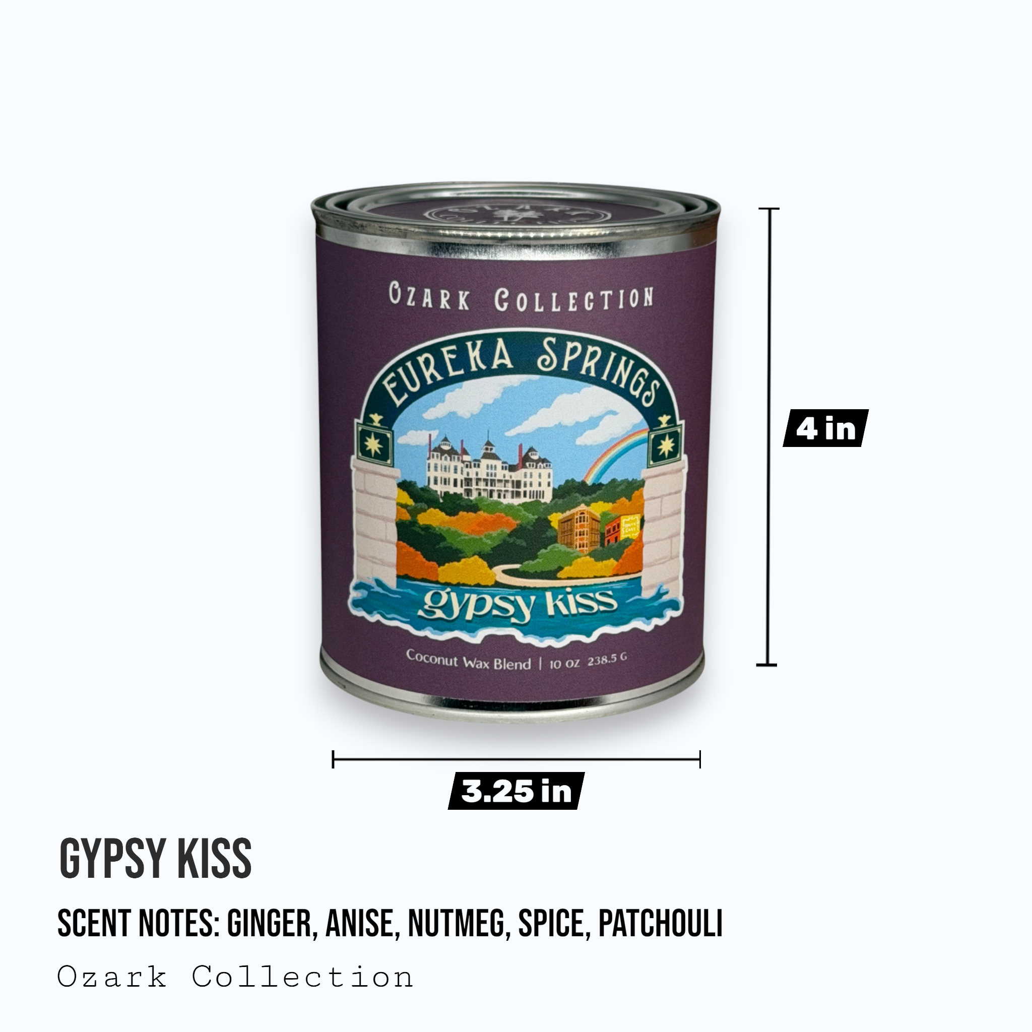 Gypsy Kiss — Ozark Collection Paint Can Candle