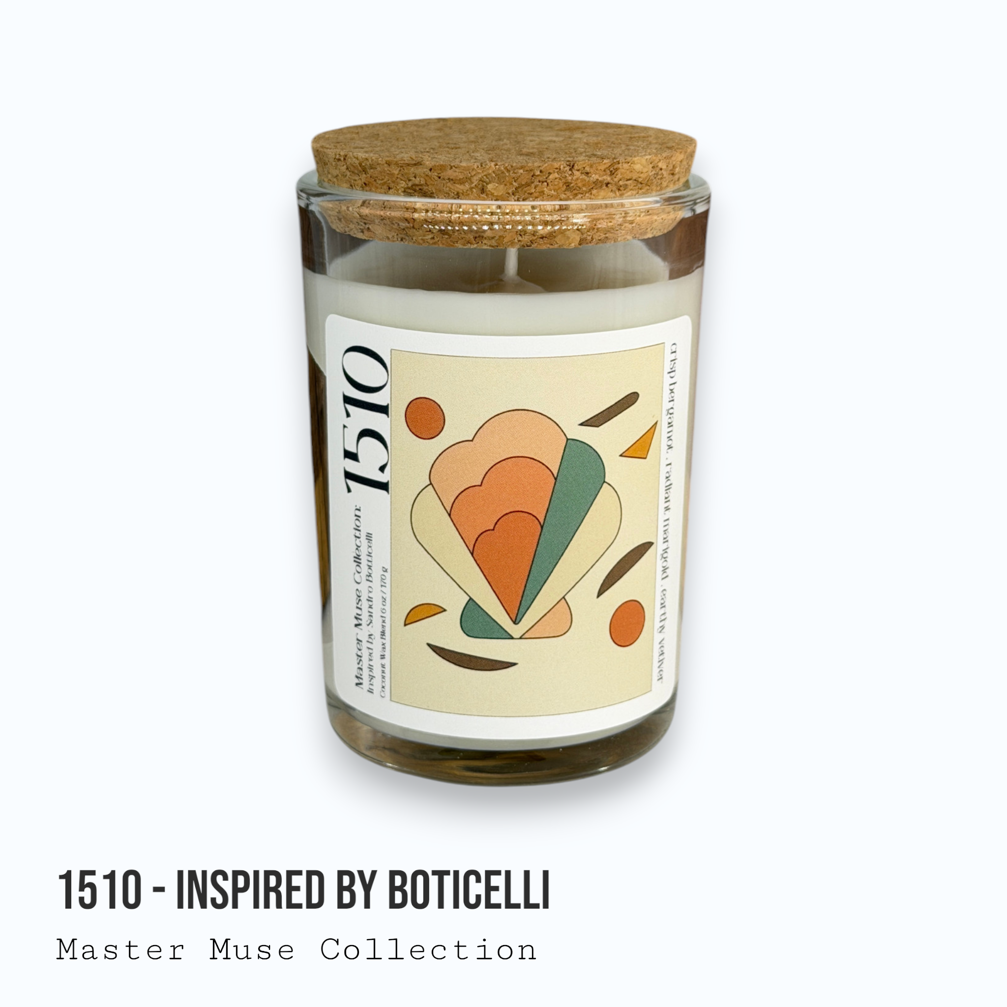 1510 - Master Muse Glass Jar Candle (Inspired by Botticelli)