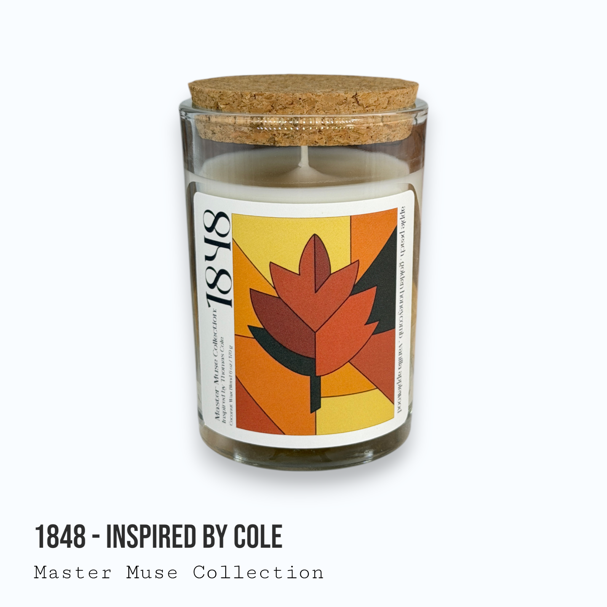 1848 - Master Muse Glass Jar Candle (Inspired by Cole)