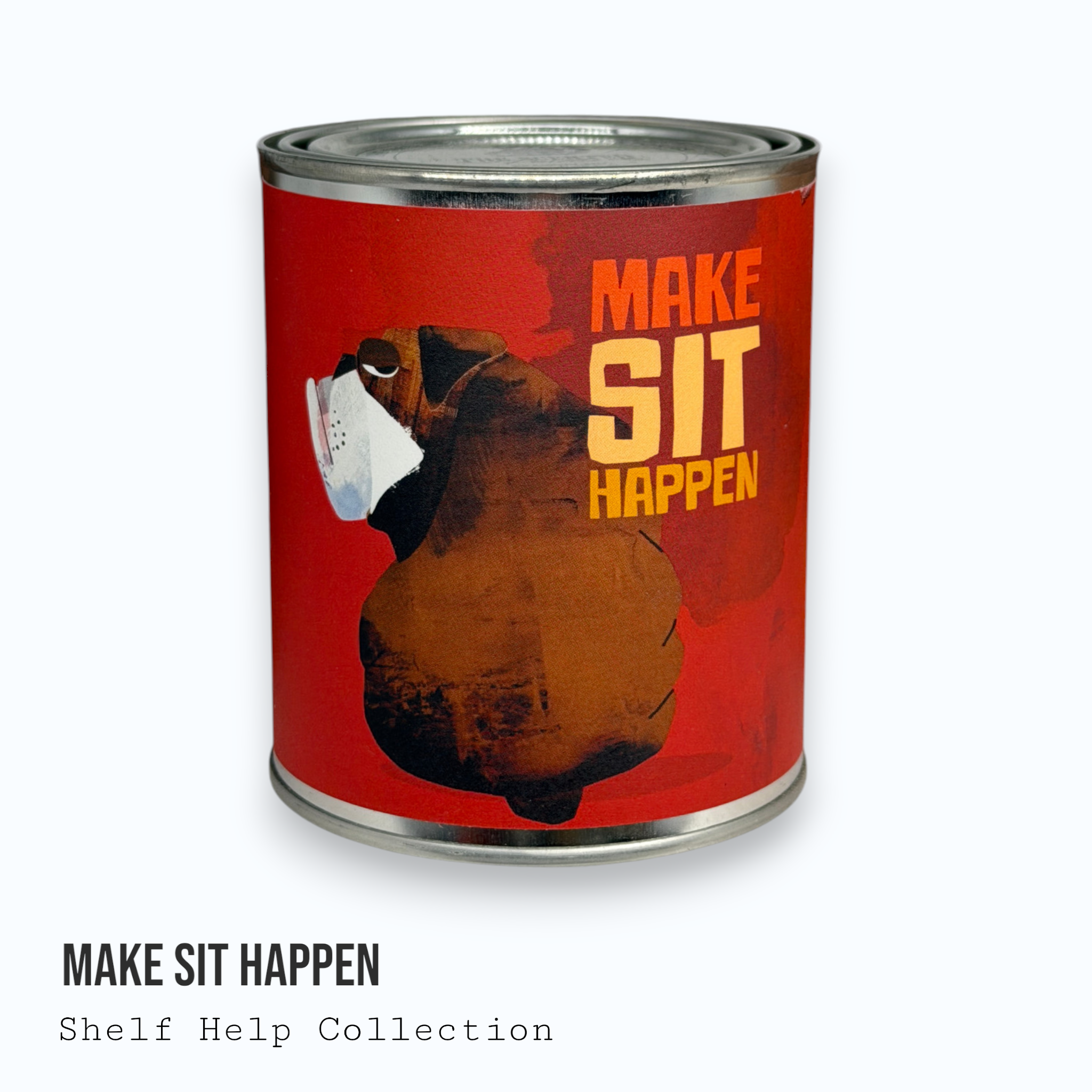 Make Sit Happen — Shelf Help Collection Paint Can Candle