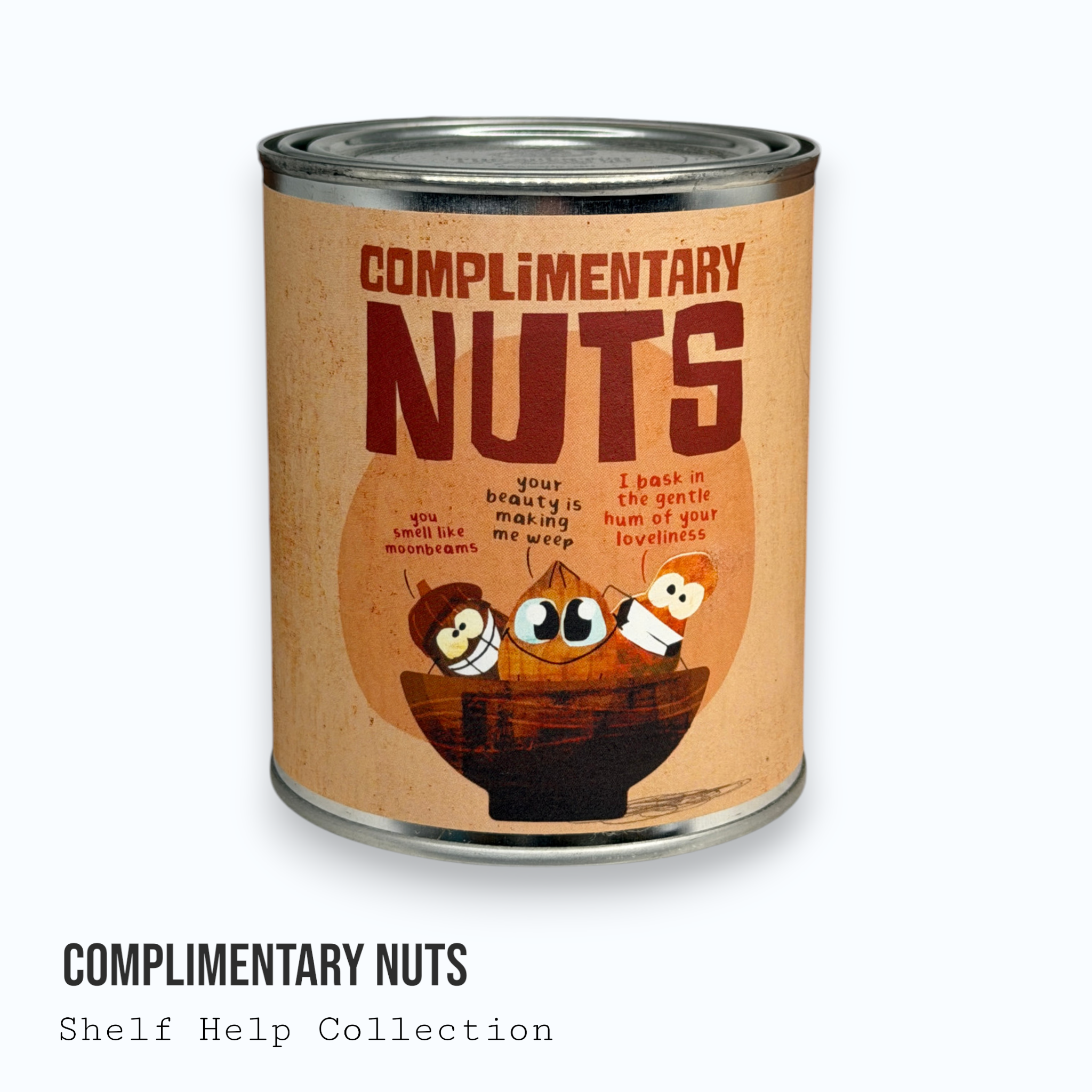 Complimentary Nuts — Shelf Help Collection Paint Can Candle