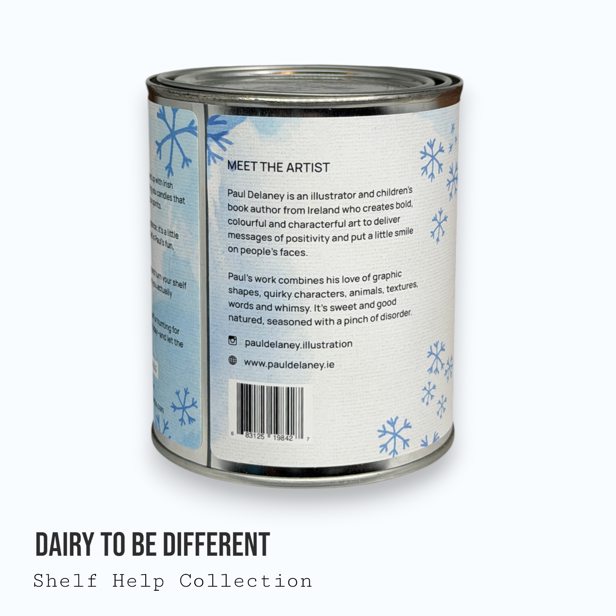 Dairy to Be Different — Shelf Help Collection Christmas Seasonal Candle