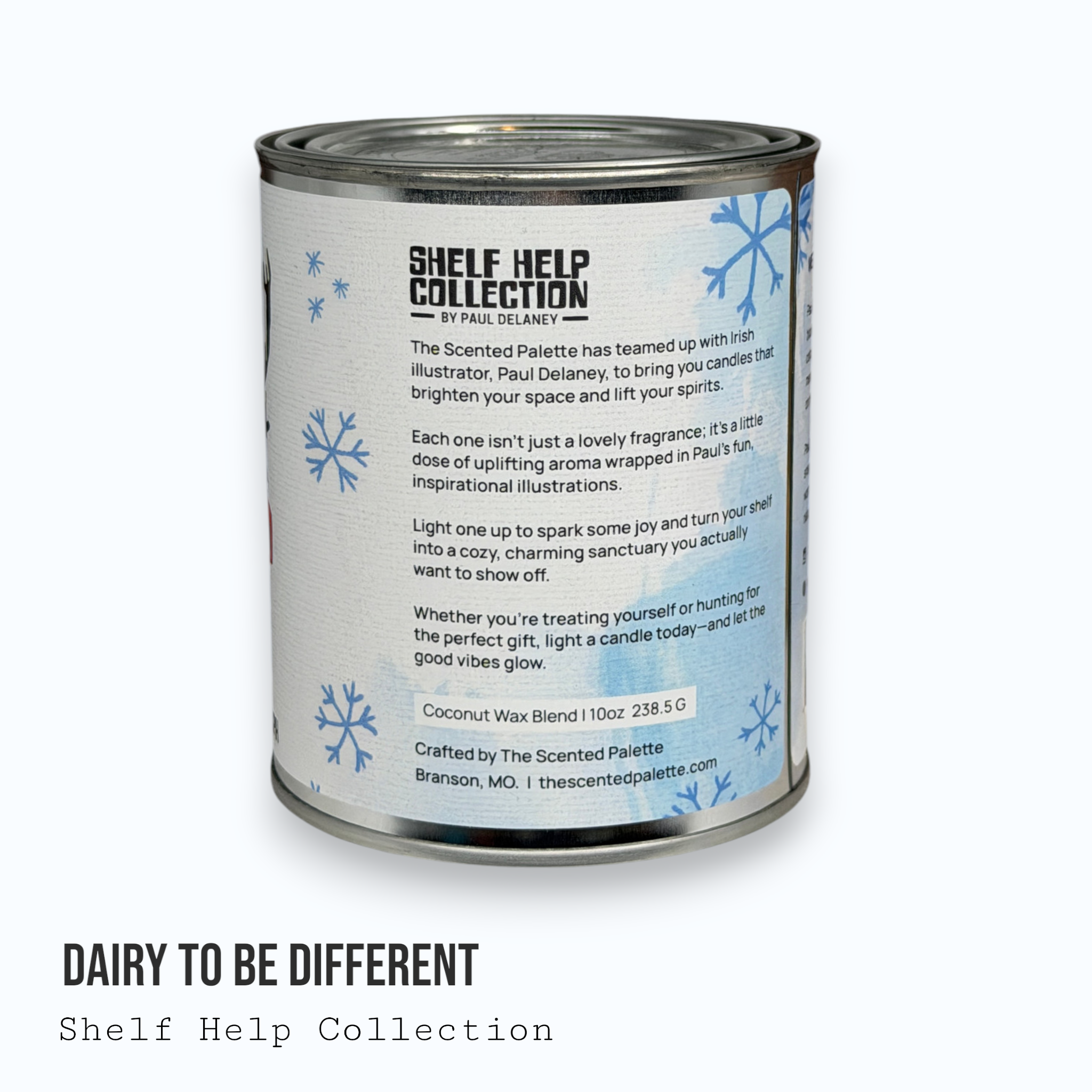 Dairy to Be Different — Shelf Help Collection Christmas Seasonal Candle