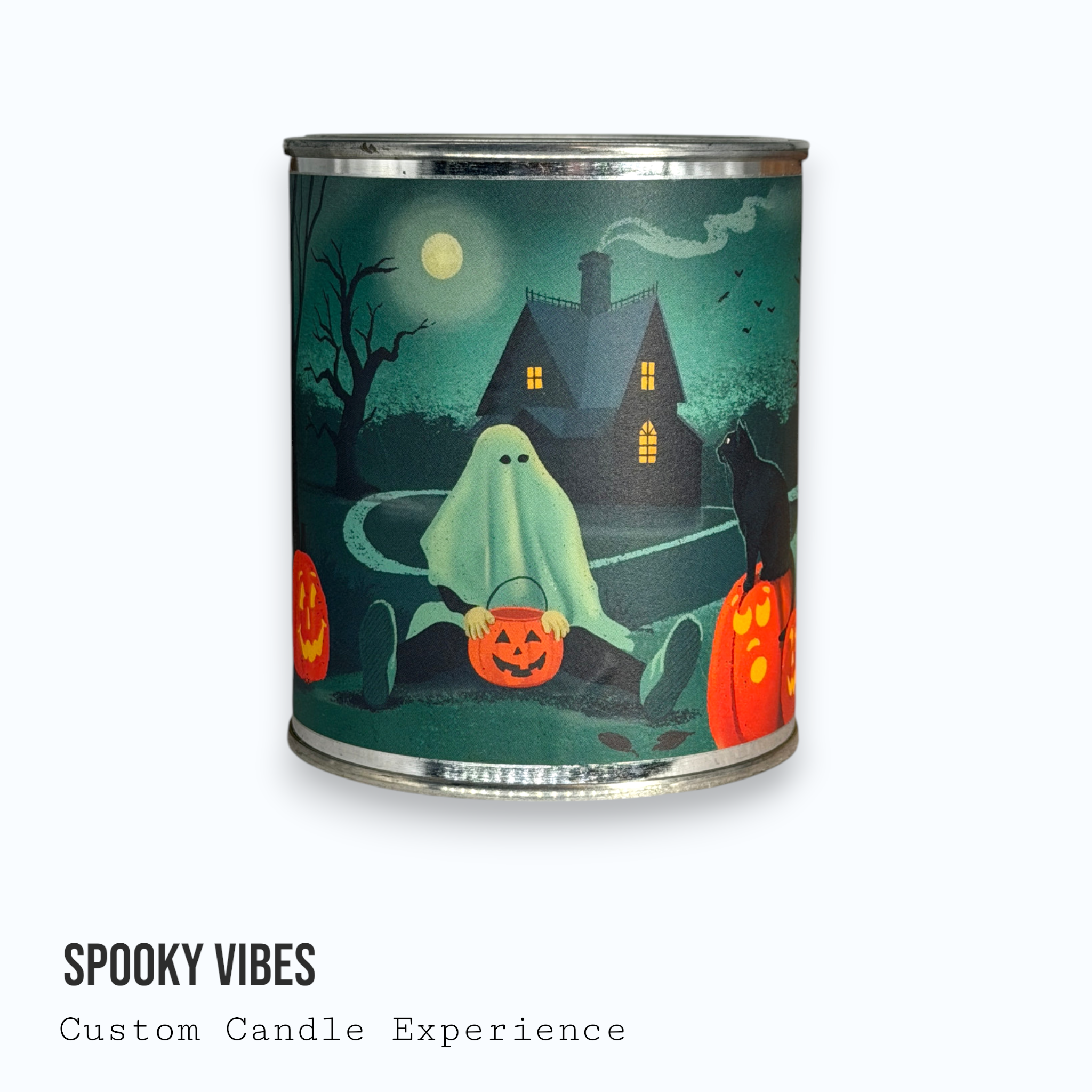 Spooky Vibes Custom Candle