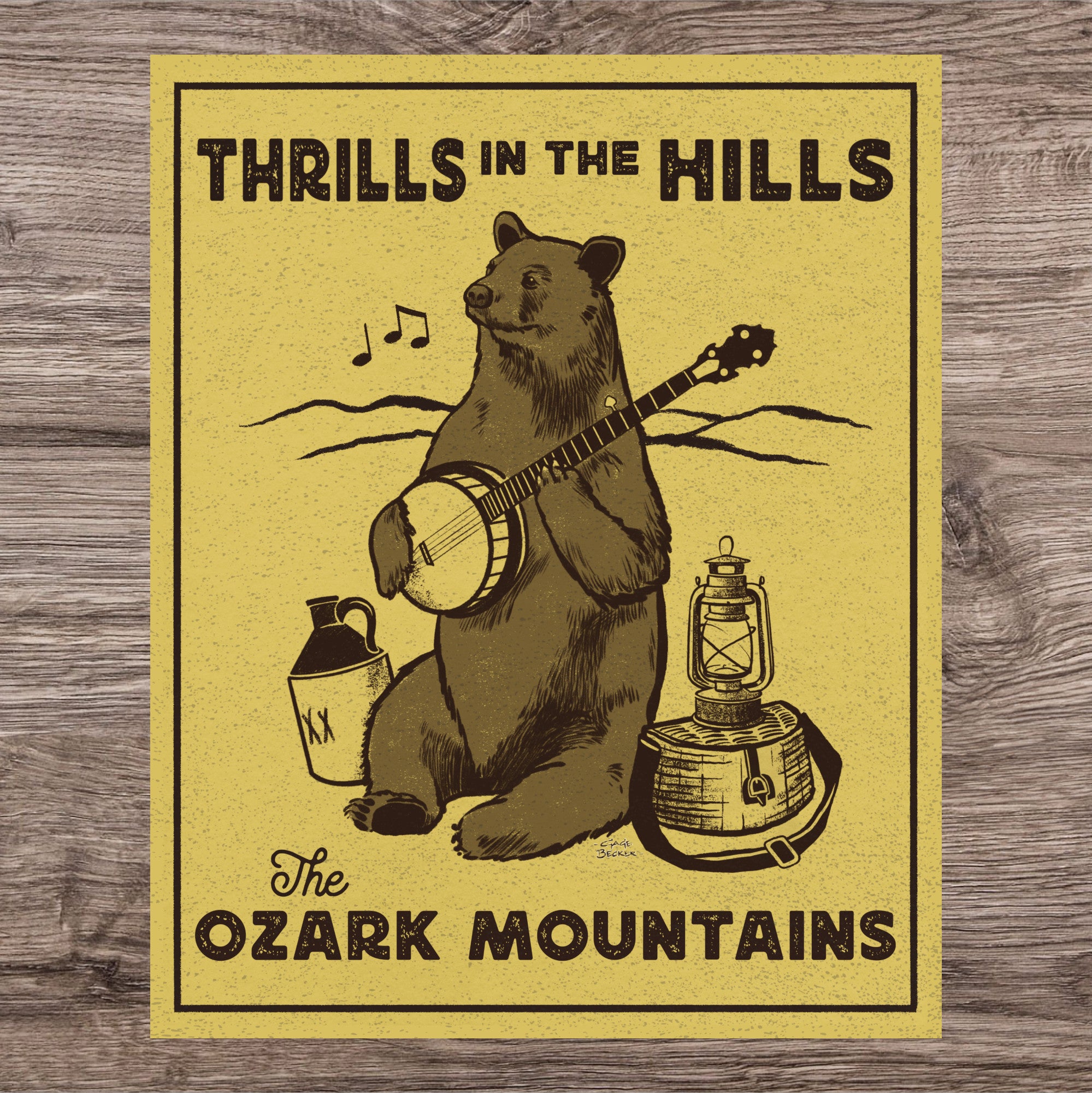 Art Print - Thrills in the Hills