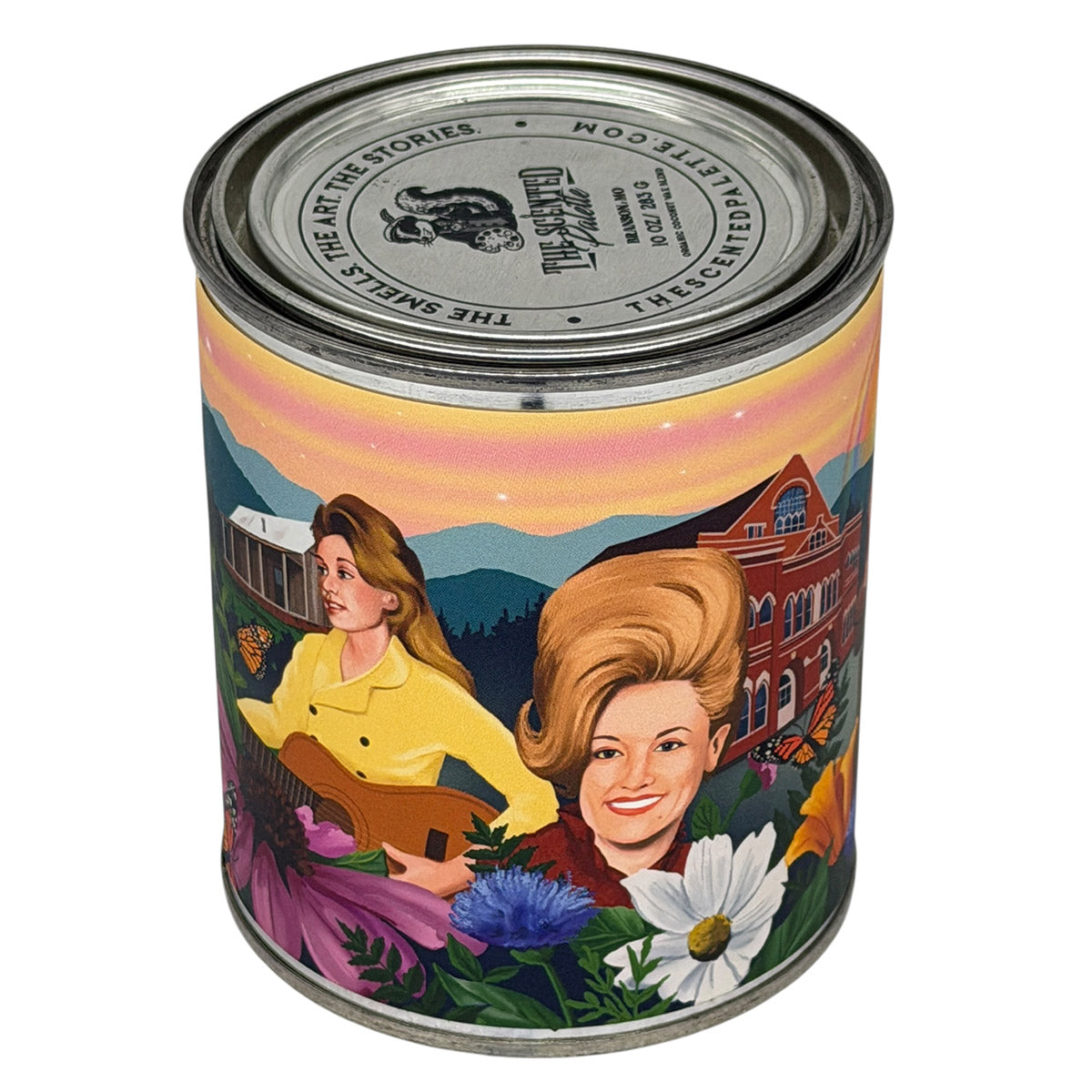 Dolly Through The Decades Custom Candle