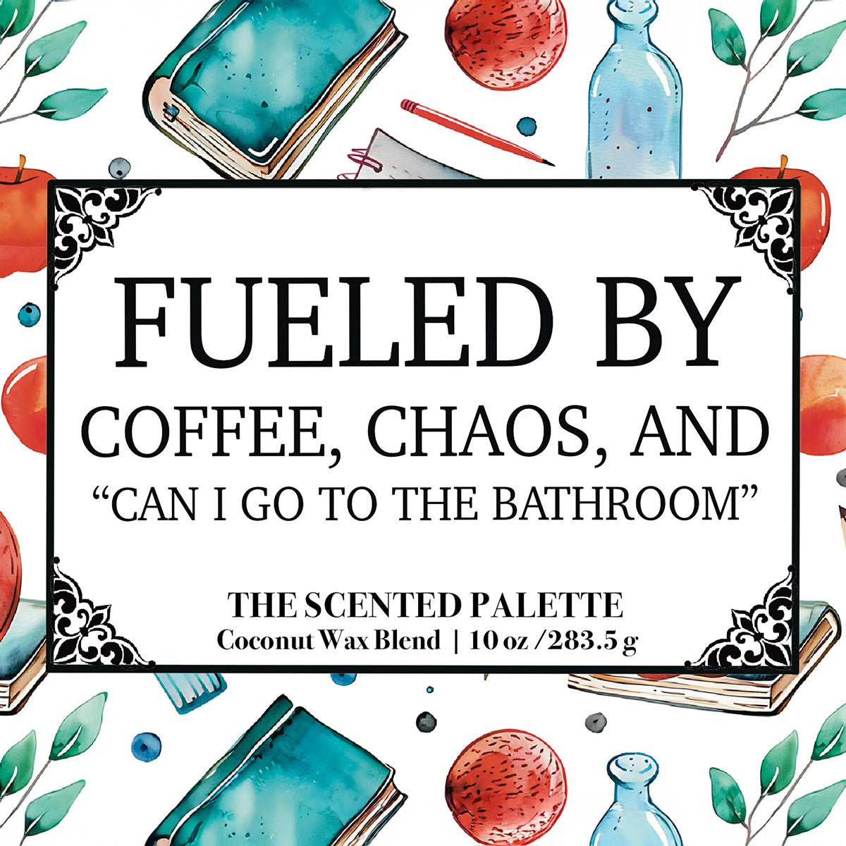 Fueled By Coffee Custom Candle