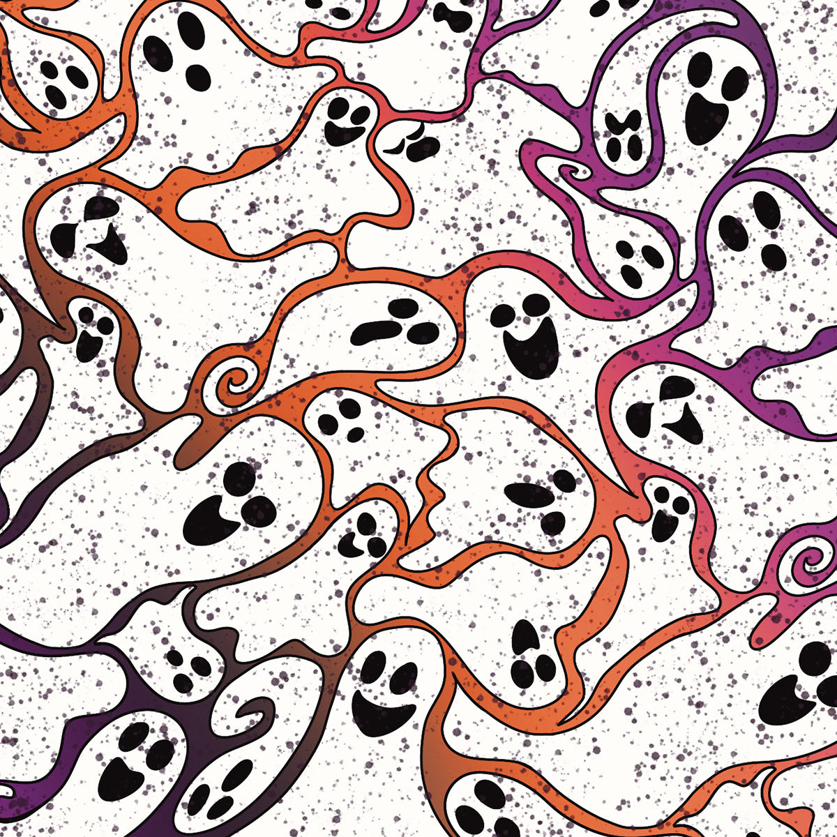 Ghosts Custom Candle