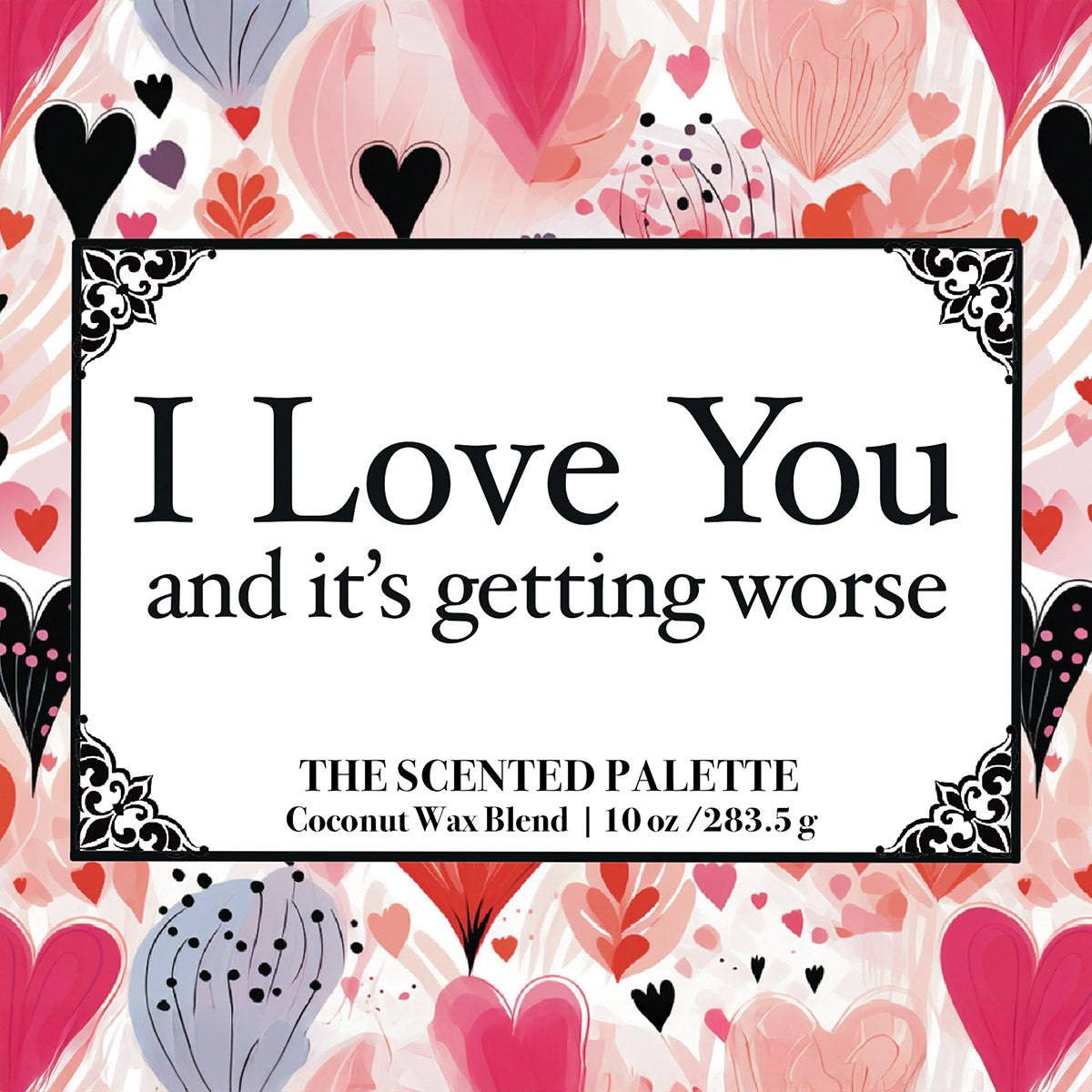 I Love You Custom Candle